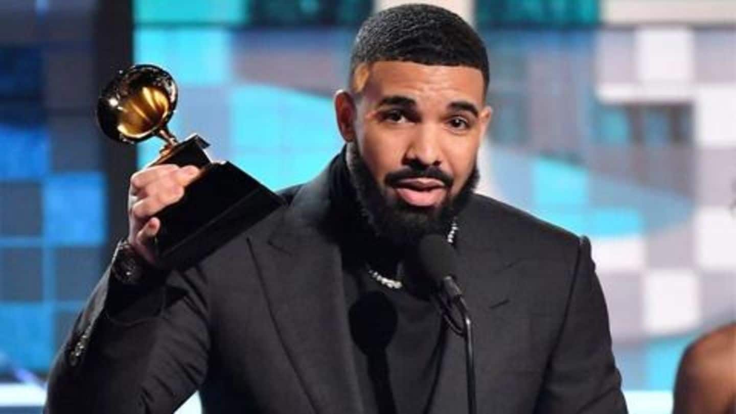 #GRAMMYs: Drake disses the award during his acceptance speech