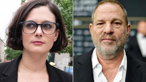 Harvey Weinstein caught on video harassing his rape accuser