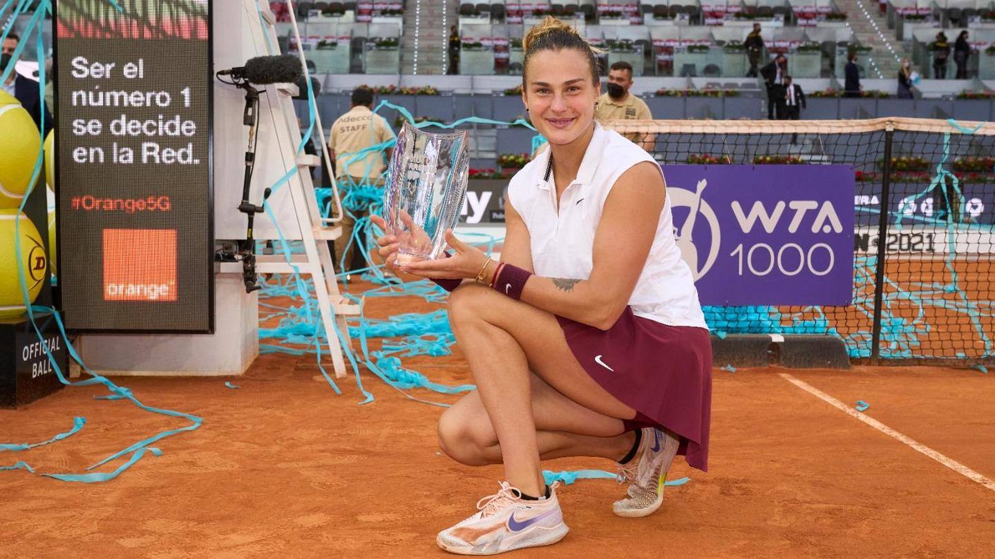 It's been an amazing week, says Sabalenka It's been an amazing week, says Sabalenka