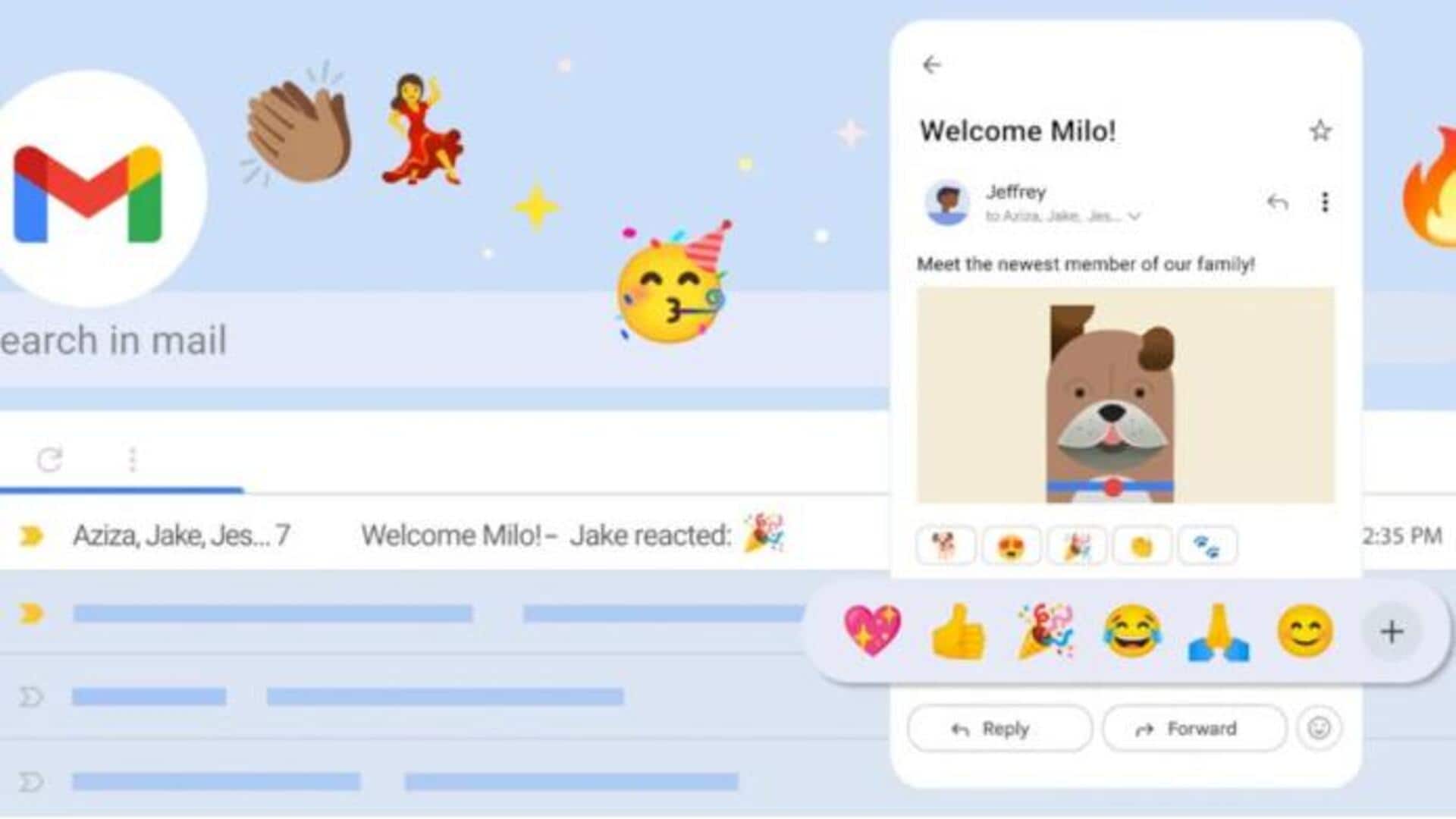 Google introduces emoji reactions in Gmail: How to access feature