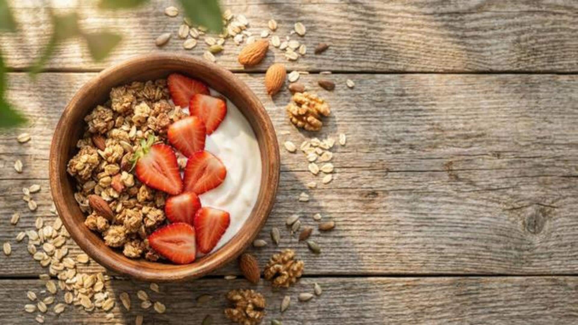 Forget boring cereal, try this muesli bowl instead 