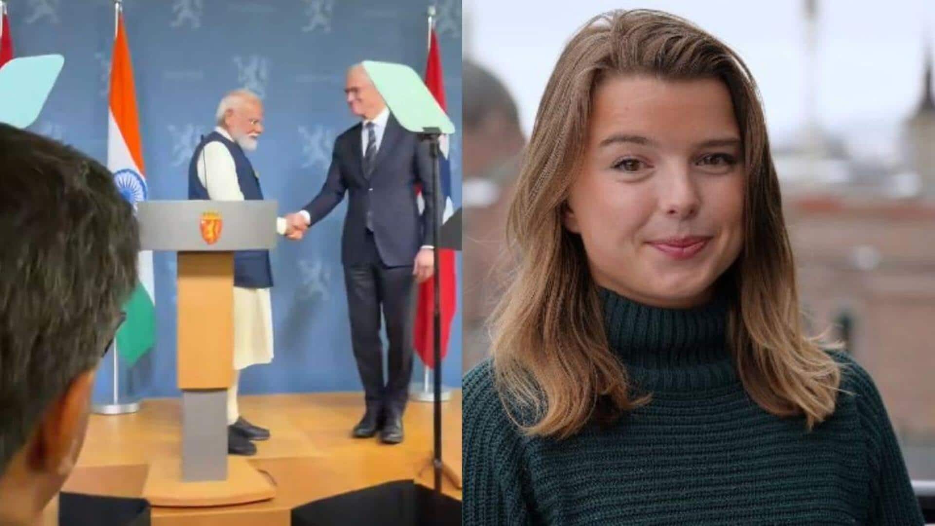 Norwegian journalist claims social media accounts suspended after questioning Modi