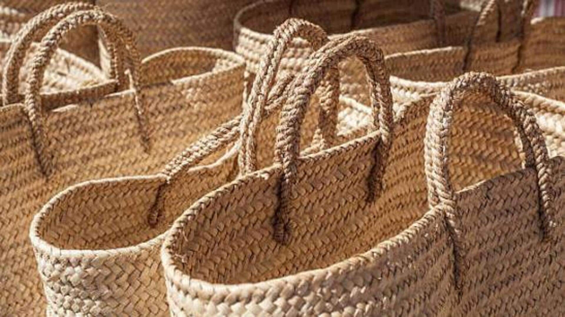 DIY: How to make a reed basket