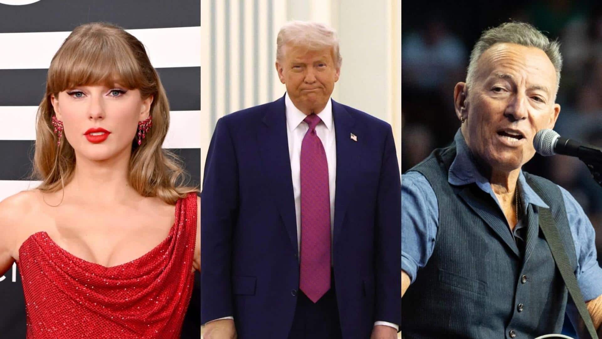 Trump attacks Taylor, Bruce Springsteen; American Federation of Musicians responds