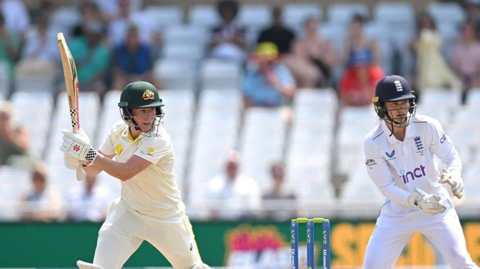 Women's Ashes: Beth Mooney, Alyssa Healy slam fifties for Australia