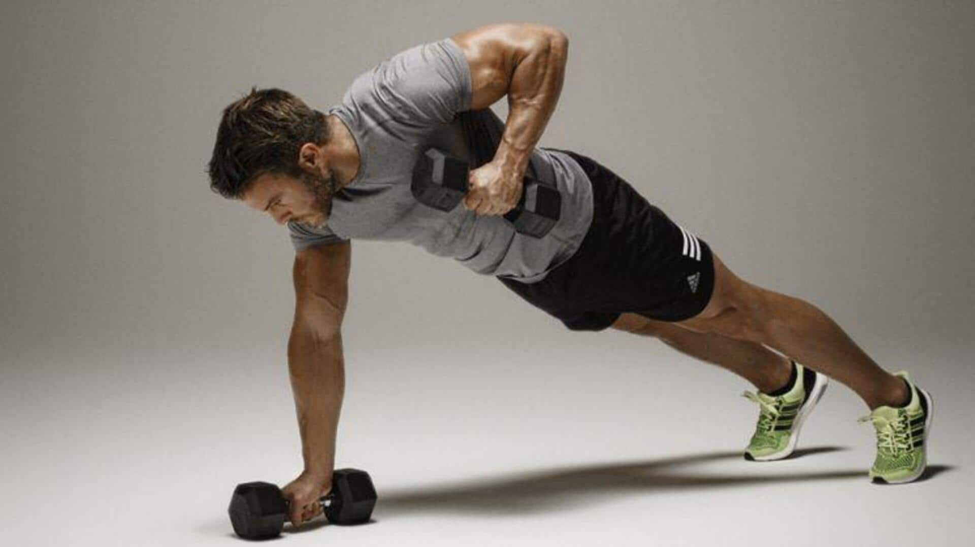 Strengthen your core with renegade rows Strengthen your core with renegade rows