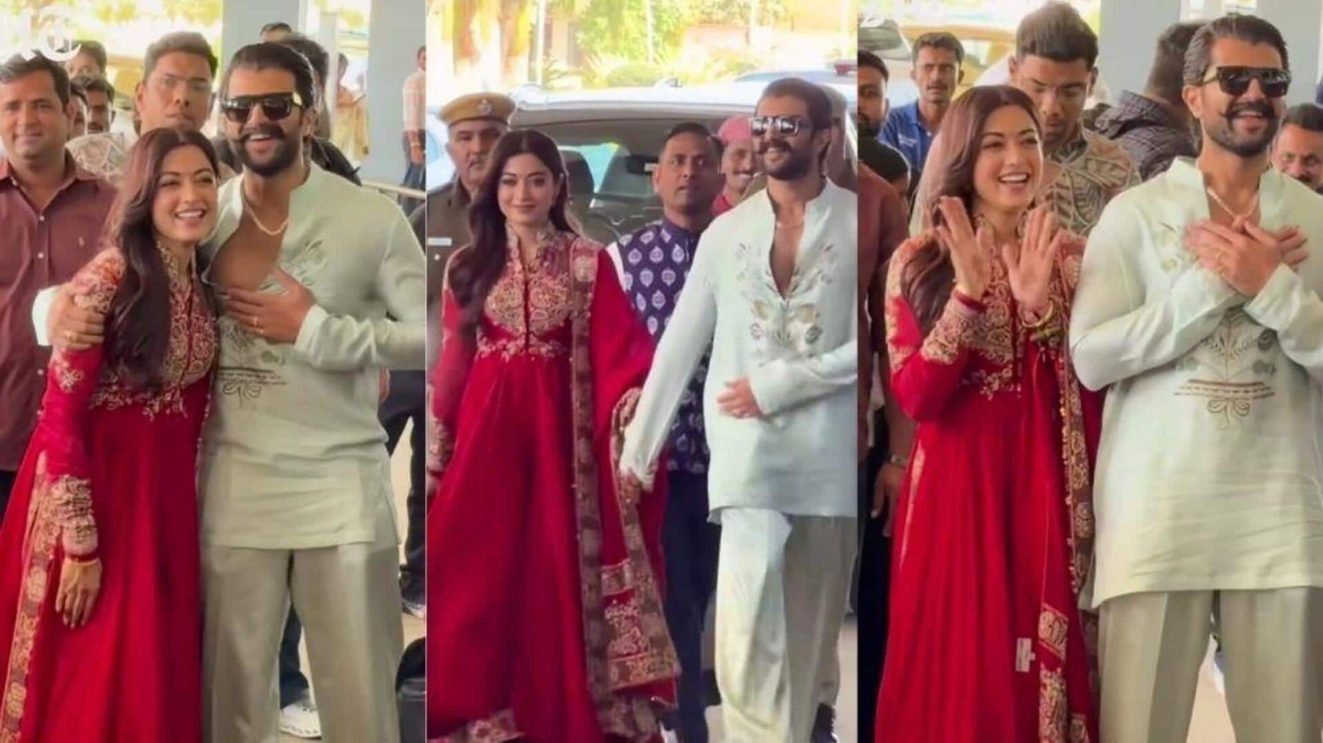 Rashmika-Vijay's reception tonight: Karan Johar to Allu Arjun invited
