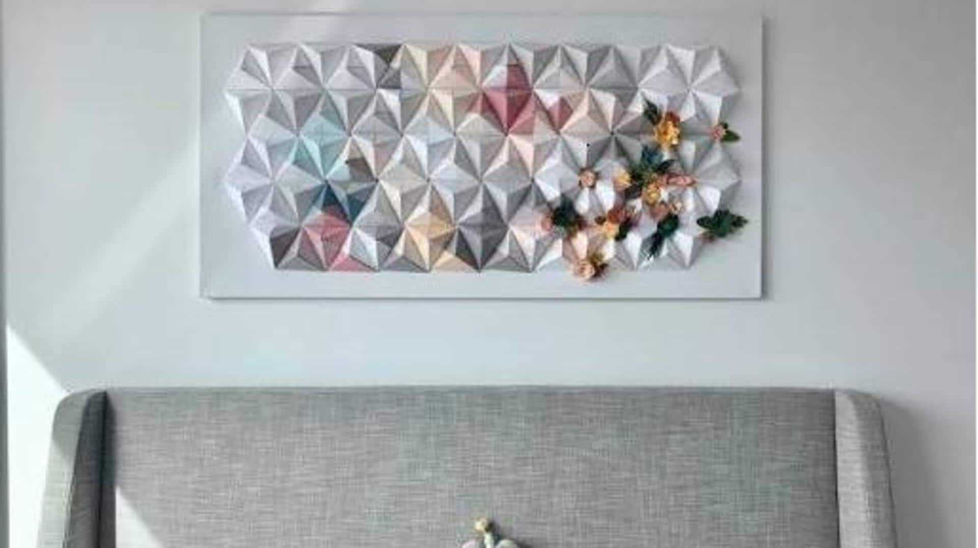 Transform your walls with these paper art ideas