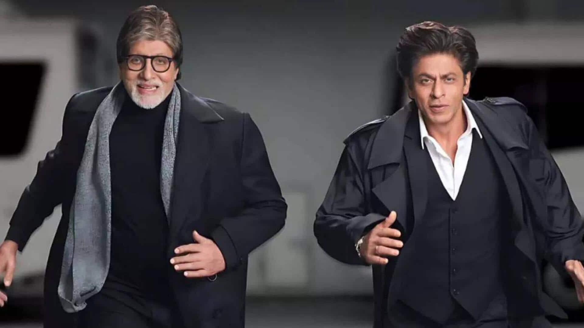 SRK-Amitabh Bachchan collaborate in new ad; R Balki directs them