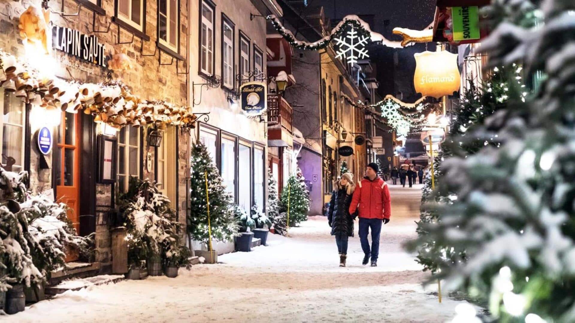 Explore Quebec City's winter wonderland with this travel guide