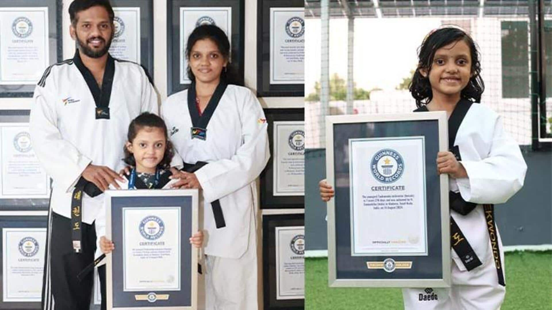 Meet Samyuktha Narayanan, 7-year-old girl who is youngest Taekwondo instructor