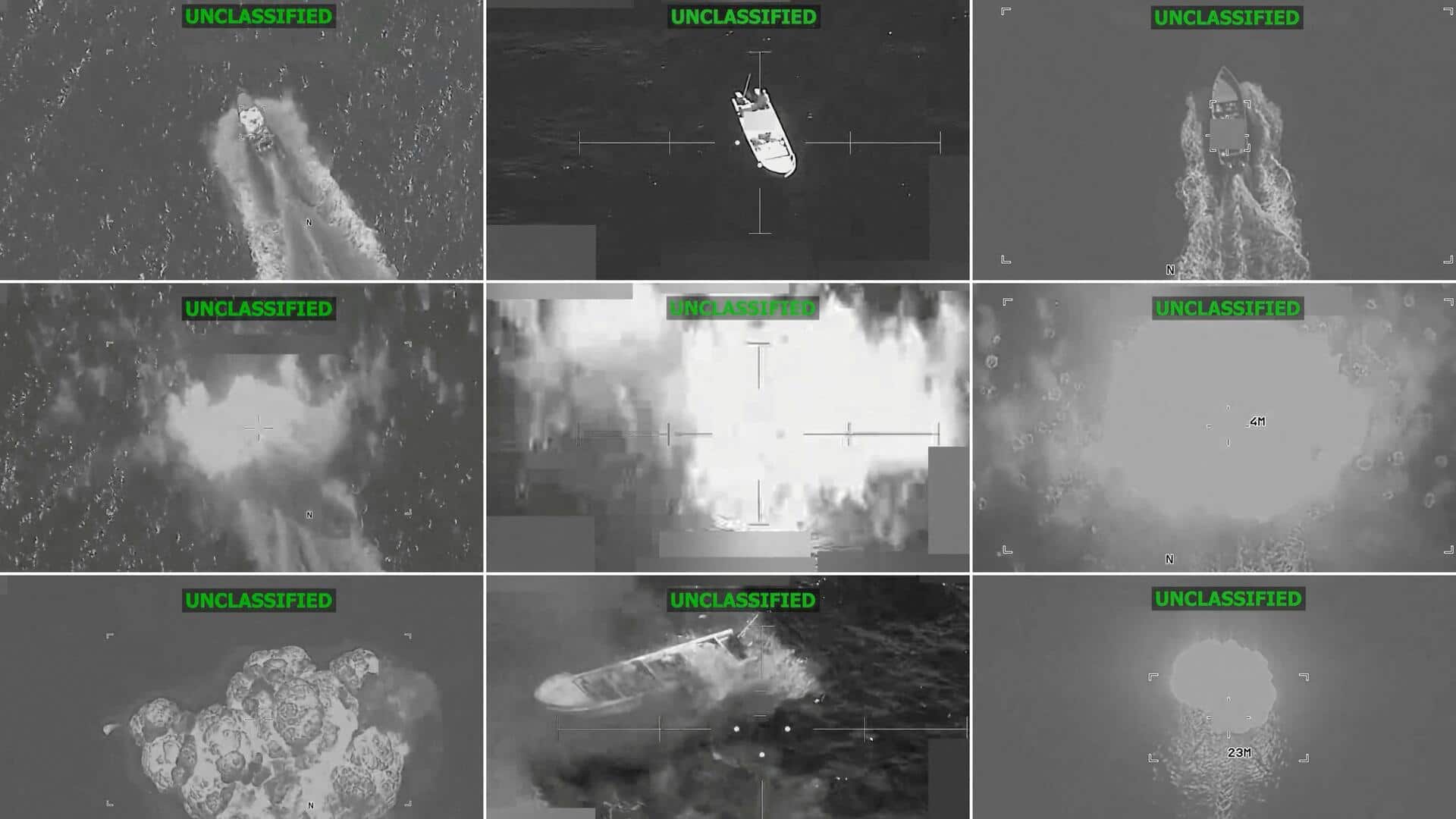 US strikes 3 more boats in Pacific Ocean, 8 killed