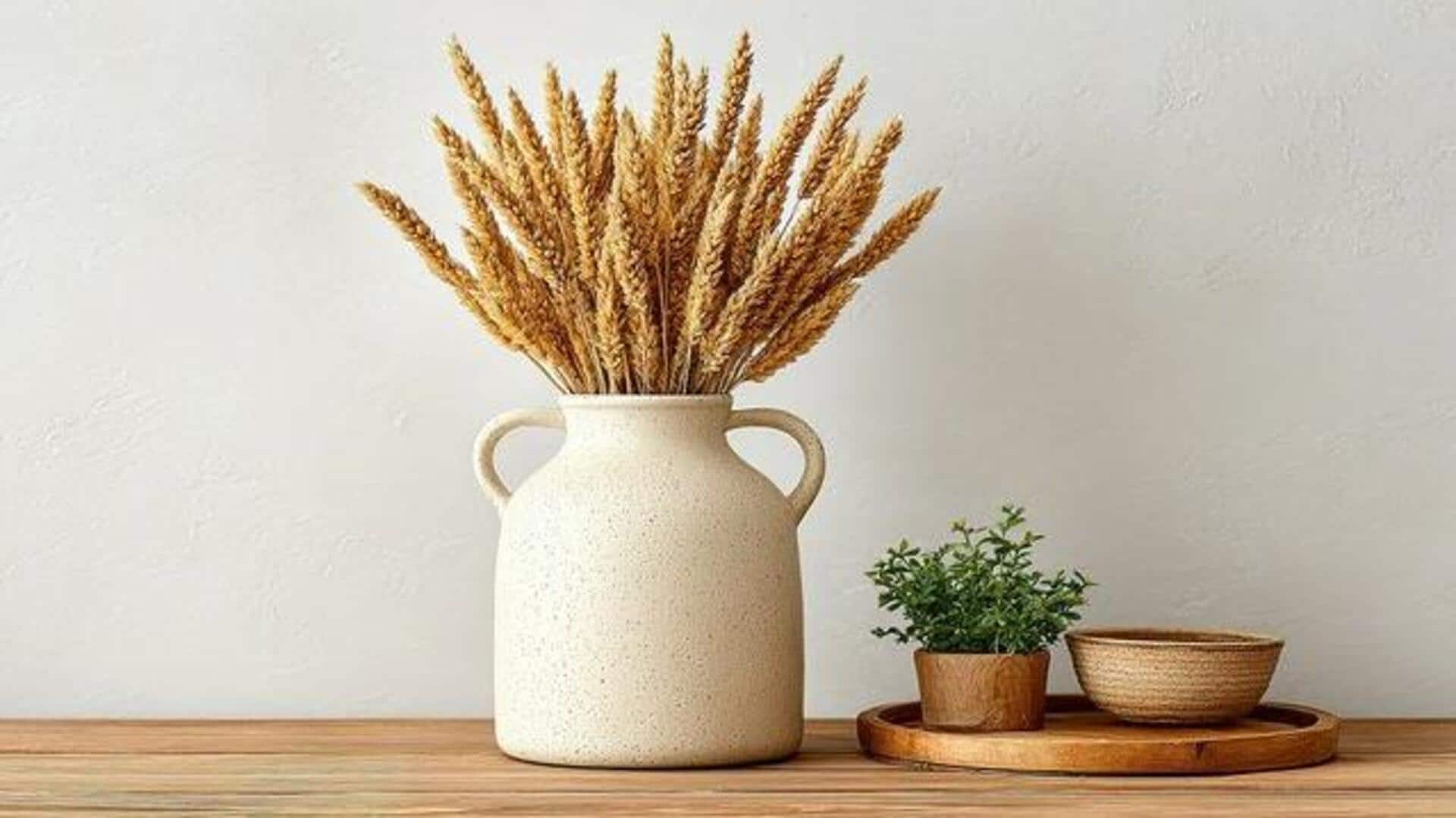 How to enhance table decor using millet stalks