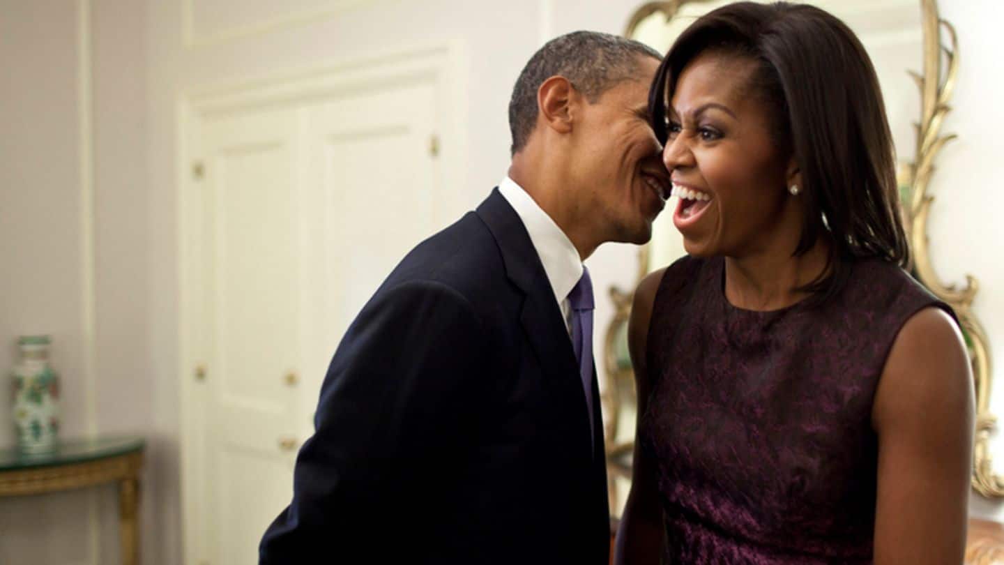 Obama wishes Michelle on anniversary; Twitterati drools over their love