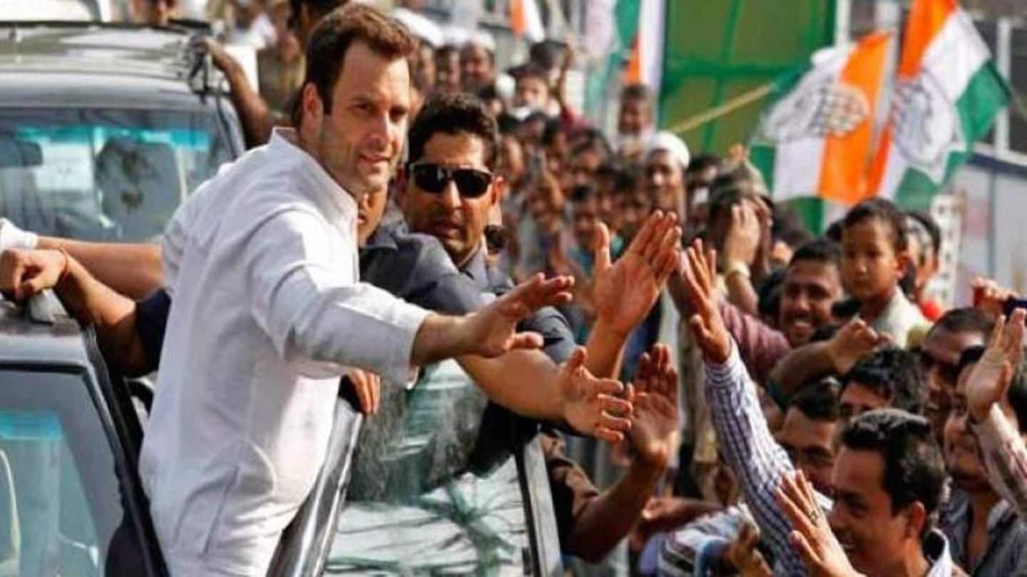 Madhya Pradesh: Rahul Gandhi launches poll campaign with road show