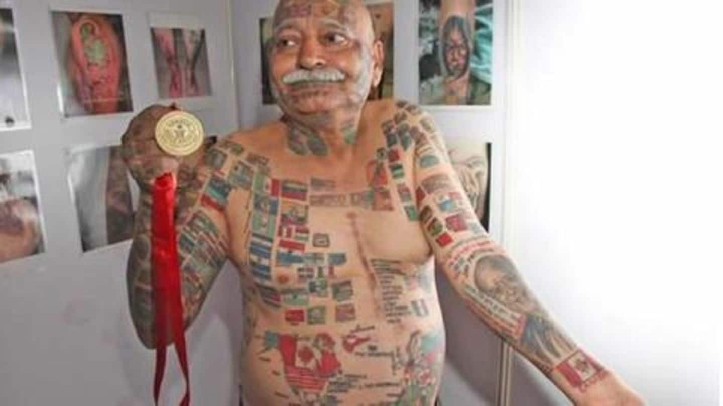 This 76-year-old man is obsessed with breaking Guinness world records