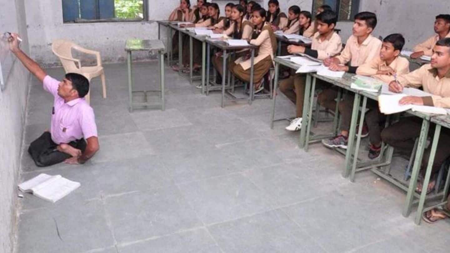 Internet can't stop talking about this differently-abled teacher's determination