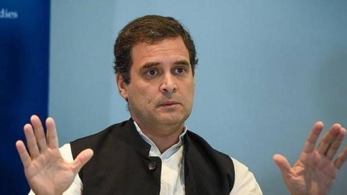 Every woman should be respected: Rahul Gandhi on #MeToo