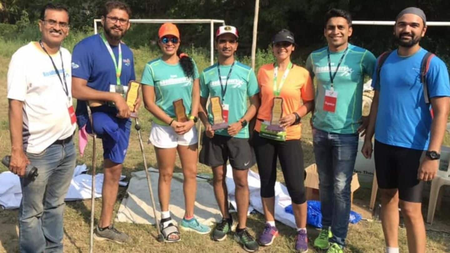 Differently-abled man's dance after winning marathon will make you cry