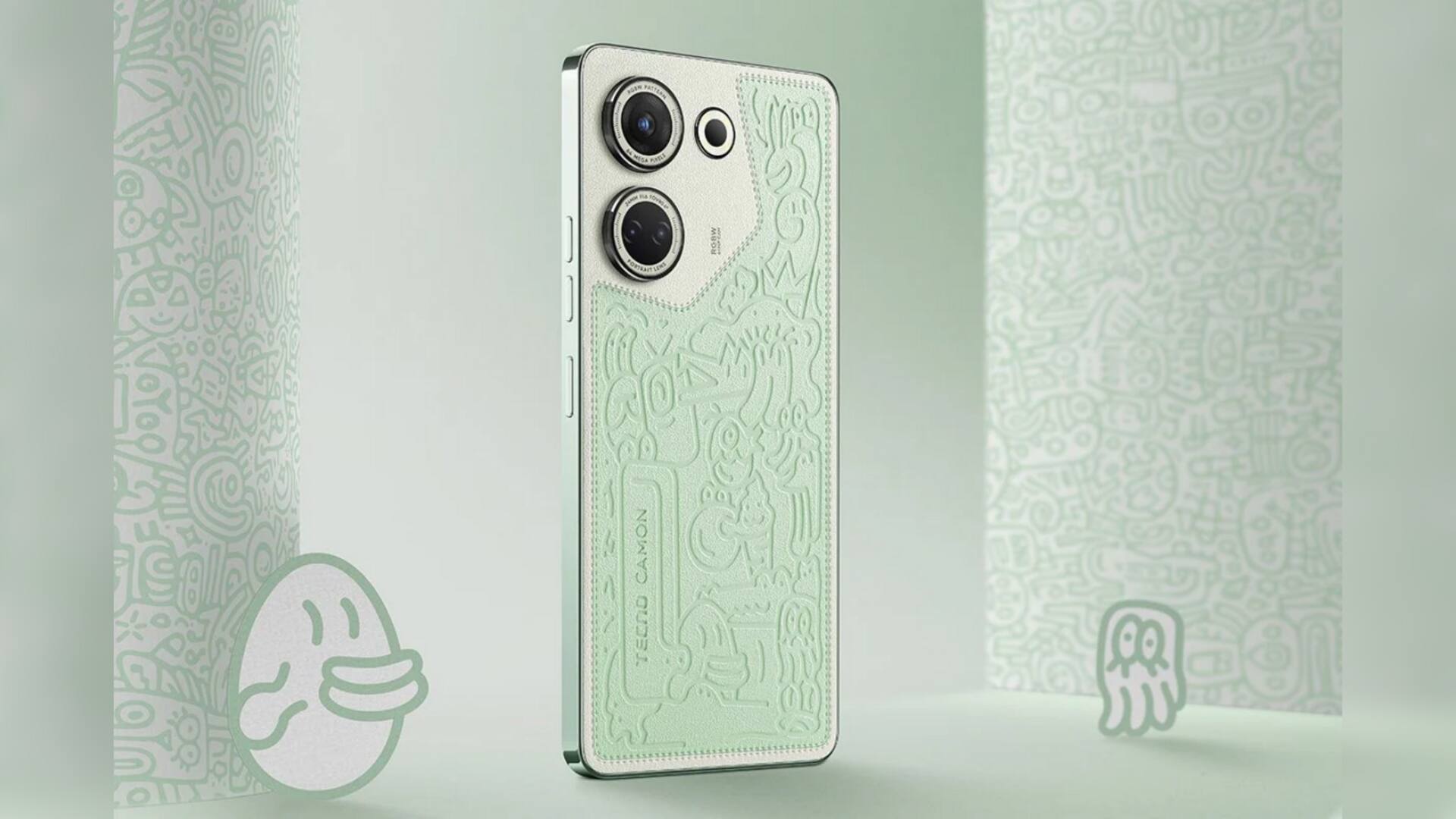 TECNO CAMON 20 Avocado Art Edition goes official in India