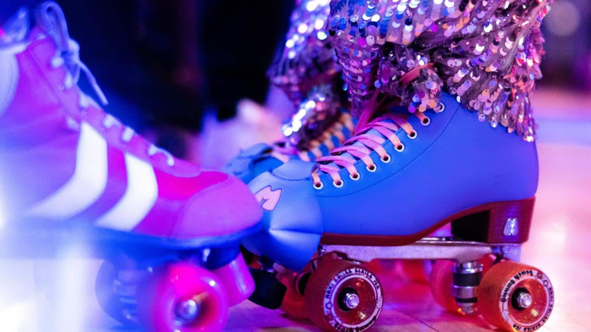 How to host a lively disco roller skating party