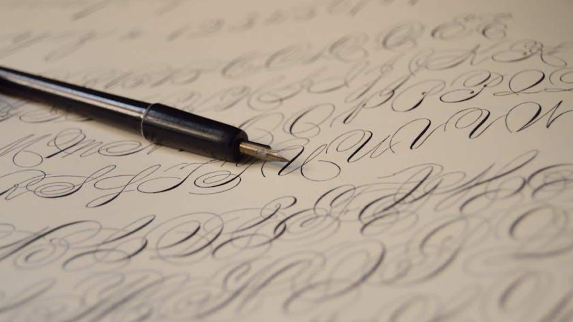 Calligraphy improves your focus. Try it!