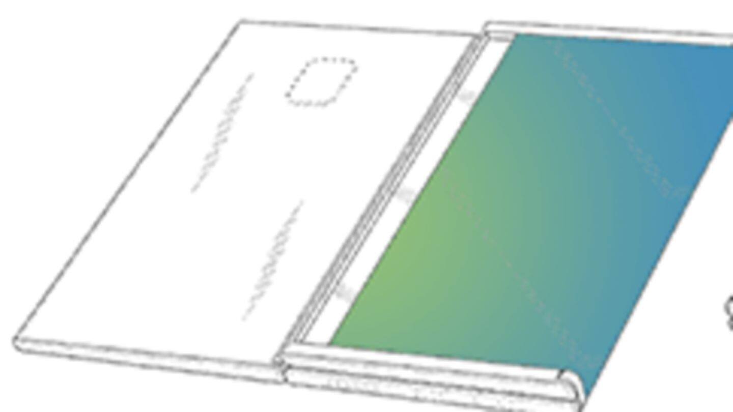 Dual-hinged tablet design detailed in patent Dual-hinged tablet design detailed in patent