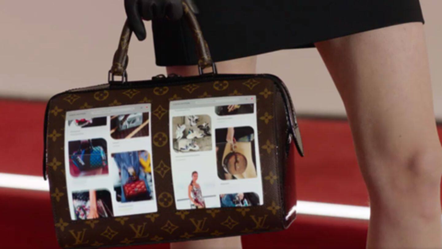 Want something new? See this Louis Vuitton purse with screen