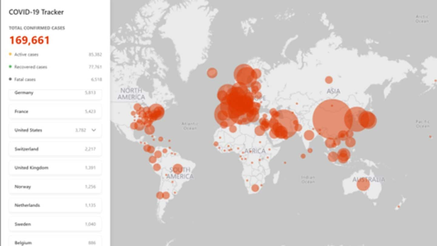 Microsoft launches dedicated tracker for COVID-19 outbreak