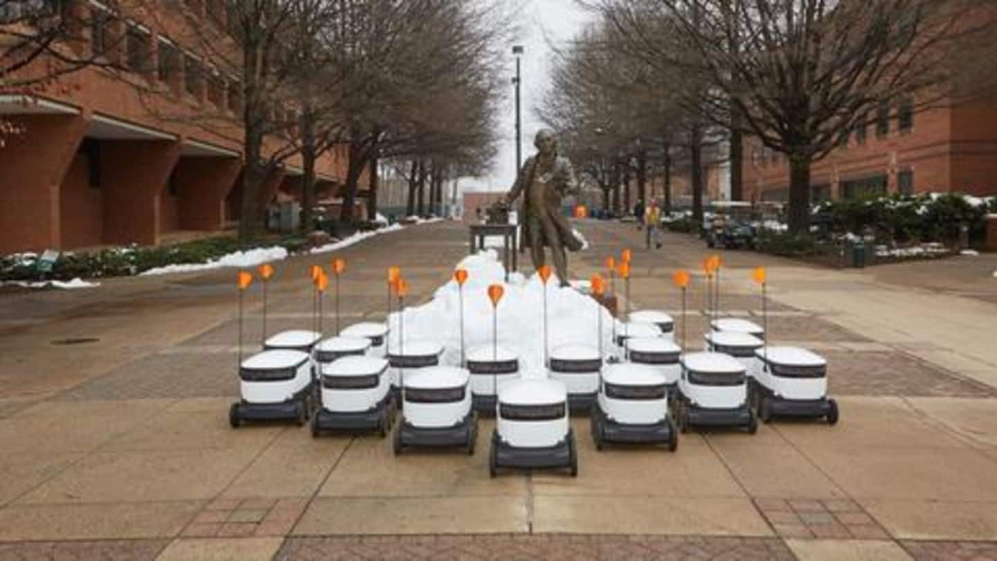 Now, robots deliver pizza and coffee to students: Details here