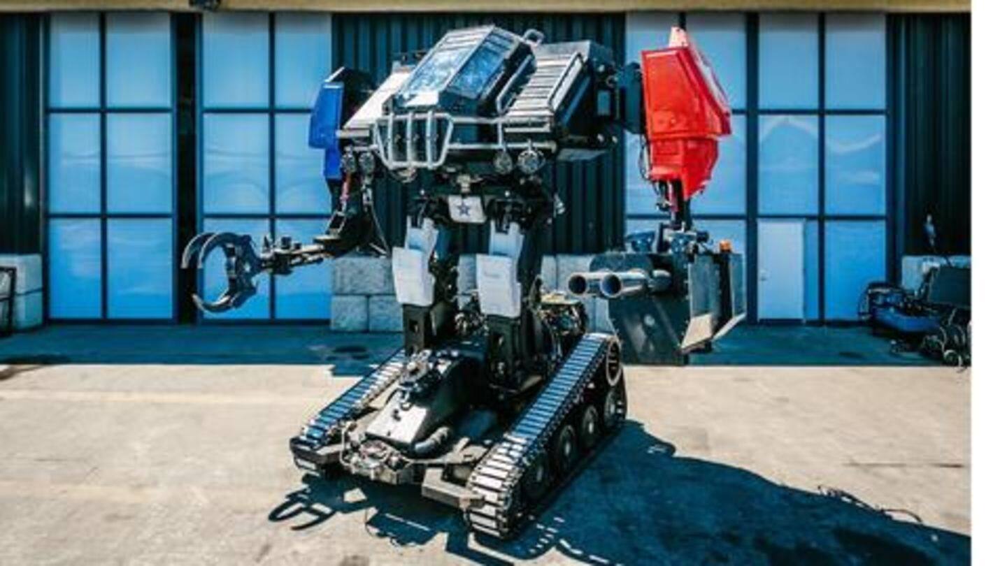 This mech featured in USA vs. Japan Giant Robot Duel This mech featured in USA vs. Japan Giant Robot Duel