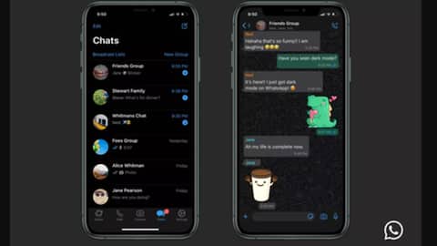 Finally, WhatsApp dark mode rolls out on iOS and Android