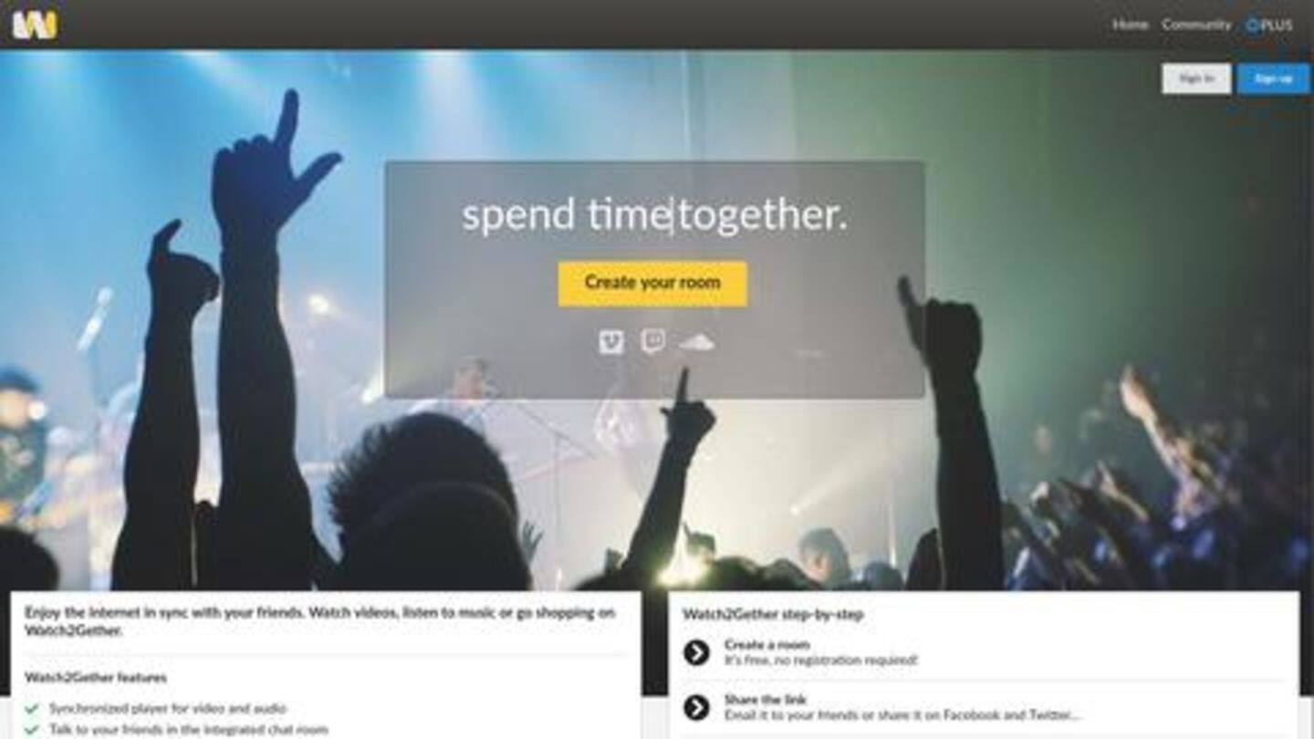 watch 2 gether extension
