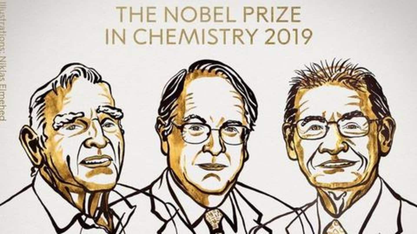 Nobel Prize in Chemistry awarded to scientists behind lithium-ion batteries