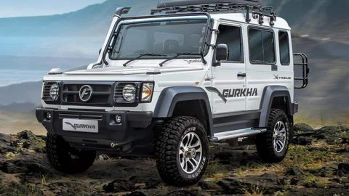 Force launches powerful Gurkha Xtreme SUV for Rs. 13 lakh