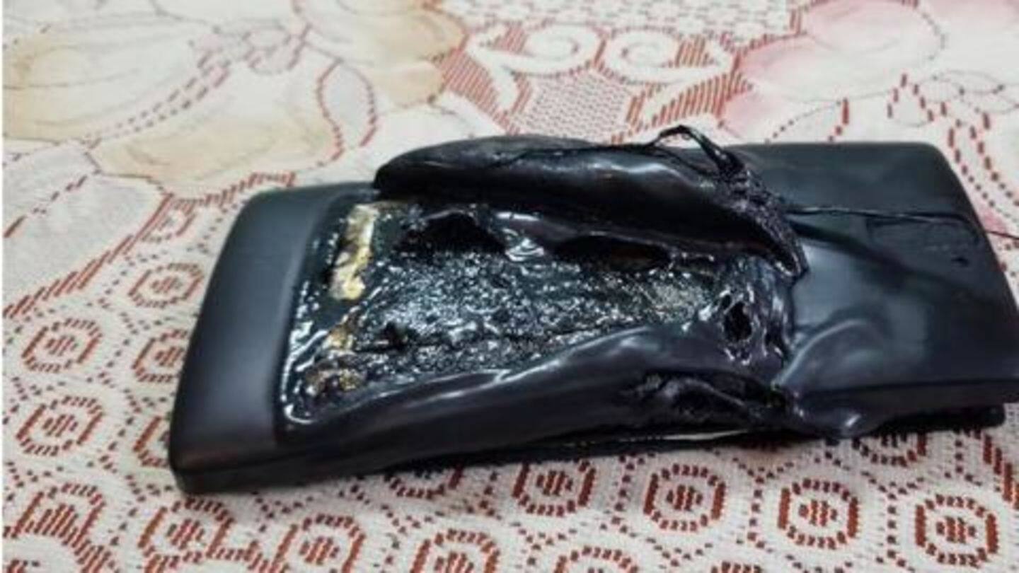 Switched off OnePlus device mysteriously catches fire: Details here