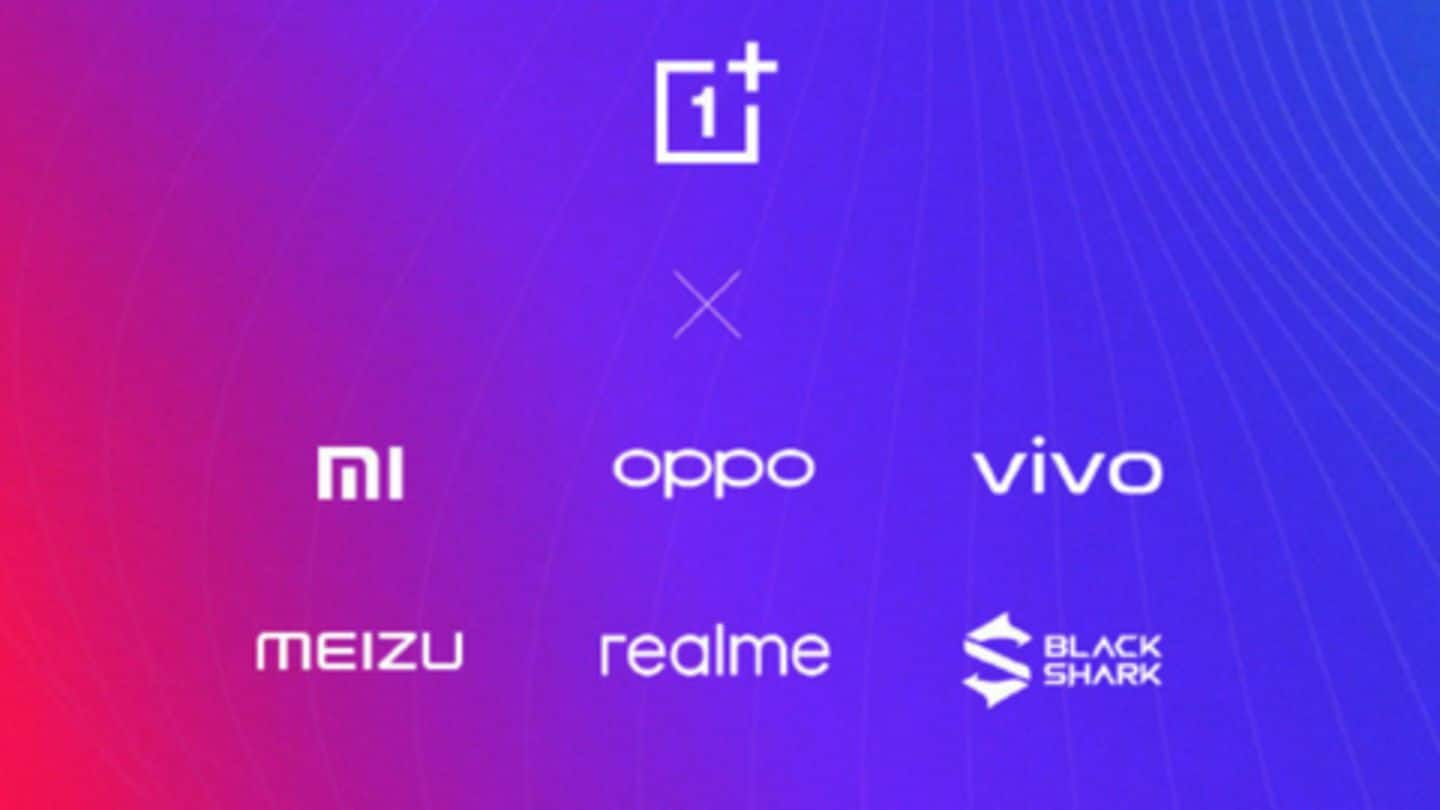 OnePlus, Realme join Xiaomi, OPPO, Vivo's Peer-to-Peer Transmission Alliance