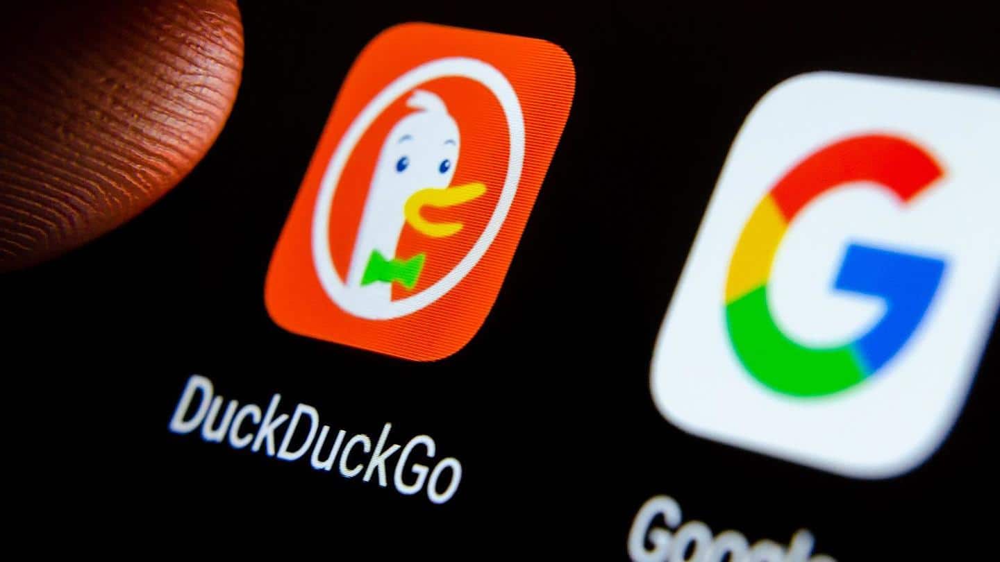 DuckDuckGo och Google som applikationer