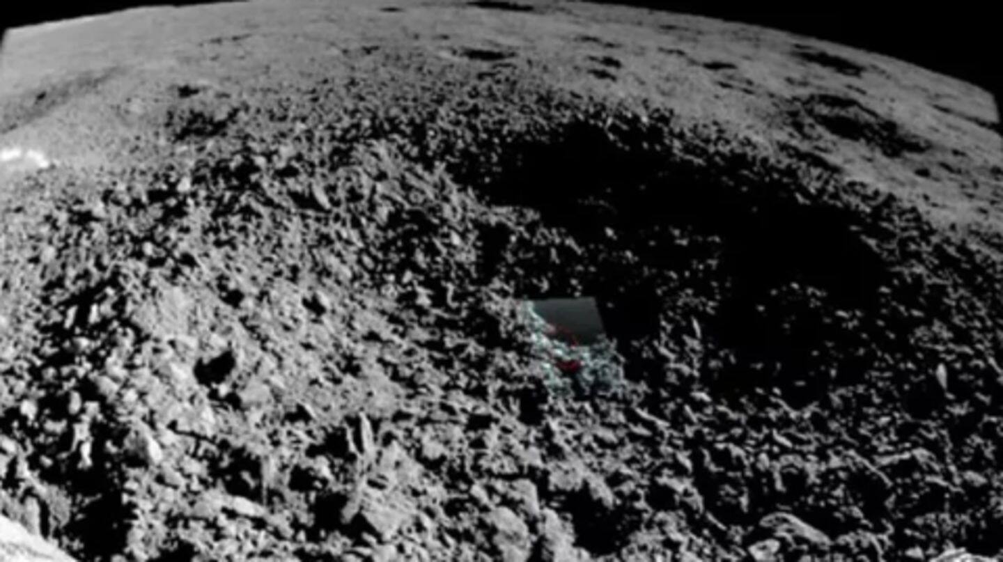Now, the rover has sent images of the object Now, the rover has sent images of the object