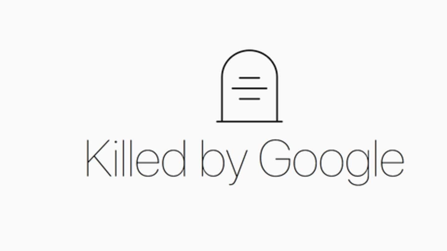 This is the graveyard for all 'dead' Google products