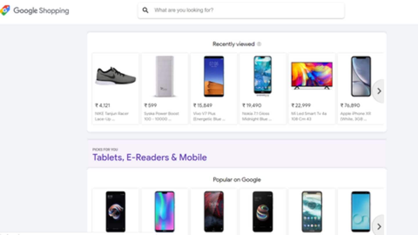 Google shopping goes live, bringing a new search experience
