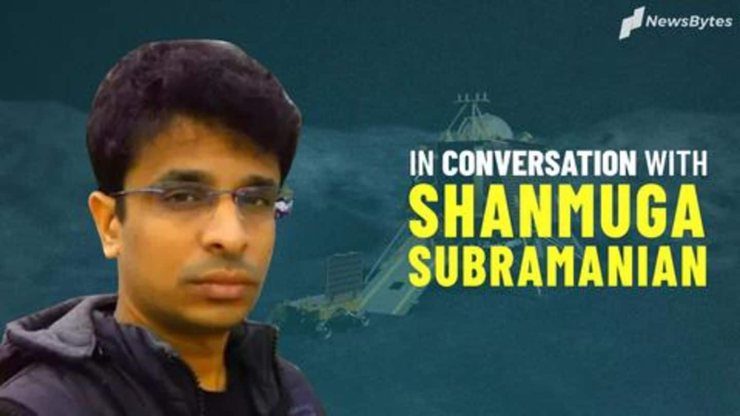 #NewsBytesExclusive: Shanmuga Subramanian explains how he found Vikram's crash site