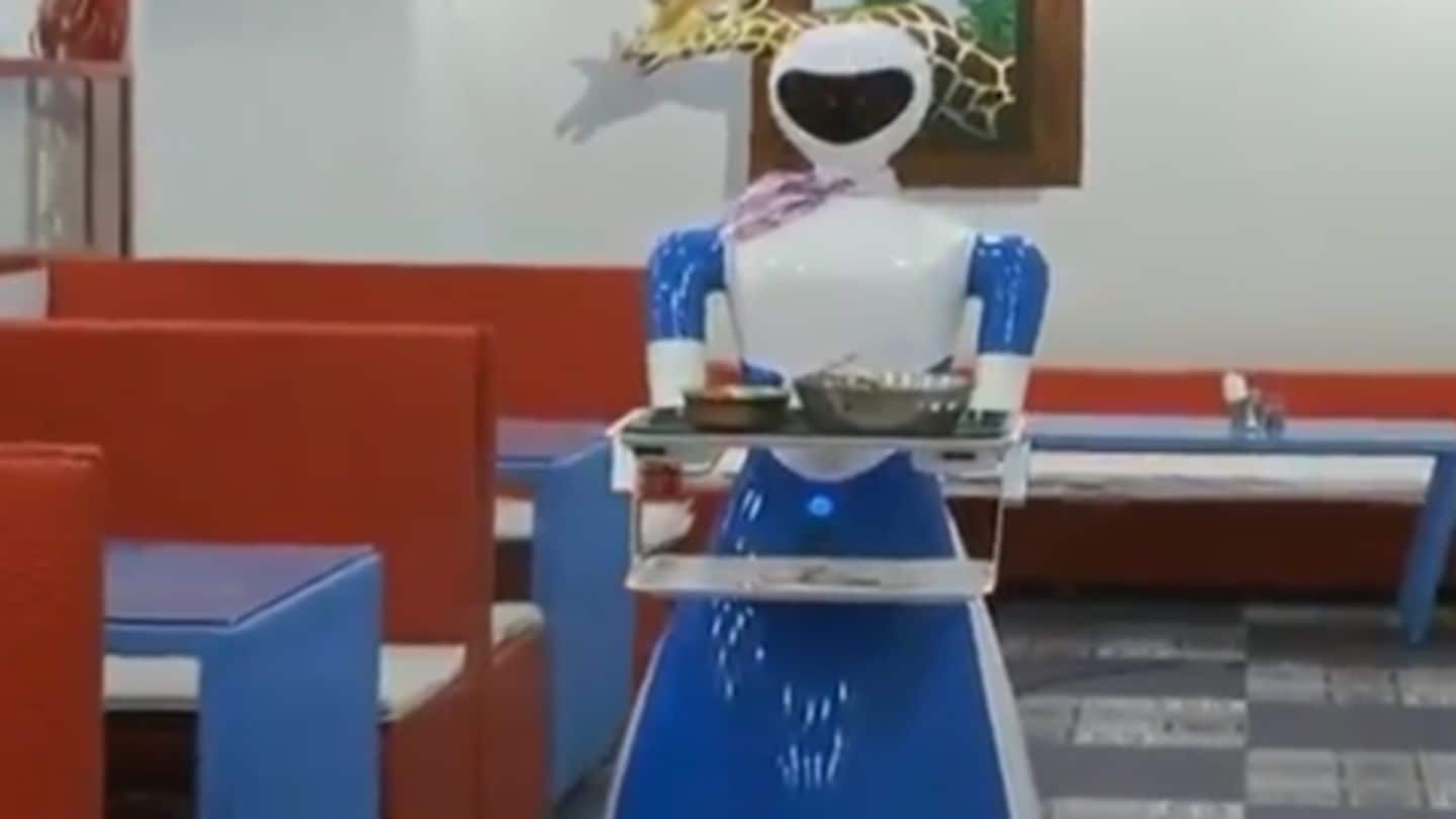 Now, a robot serves food at this Karnataka restaurant