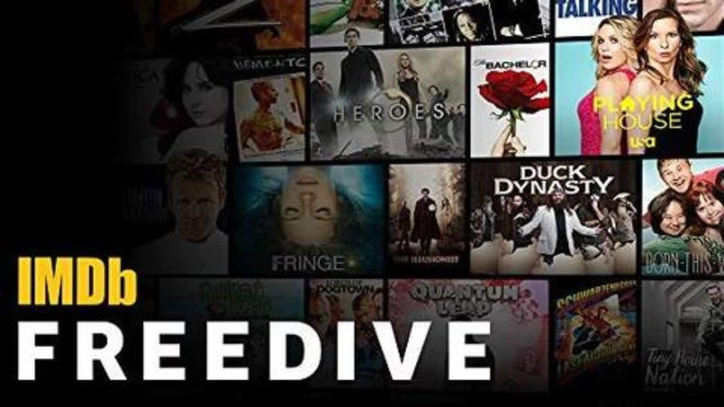 Freedive: Amazon launches free content streaming platform via IMDb