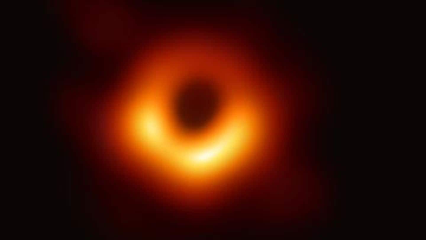 How big is the supermassive black hole scientists photographed
