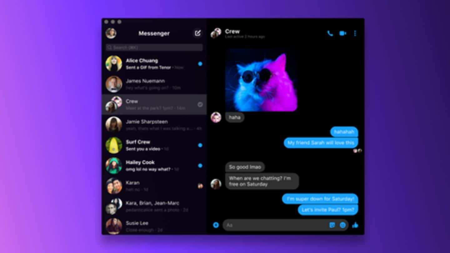 Finally, Facebook launches Messenger app on Windows, macOS