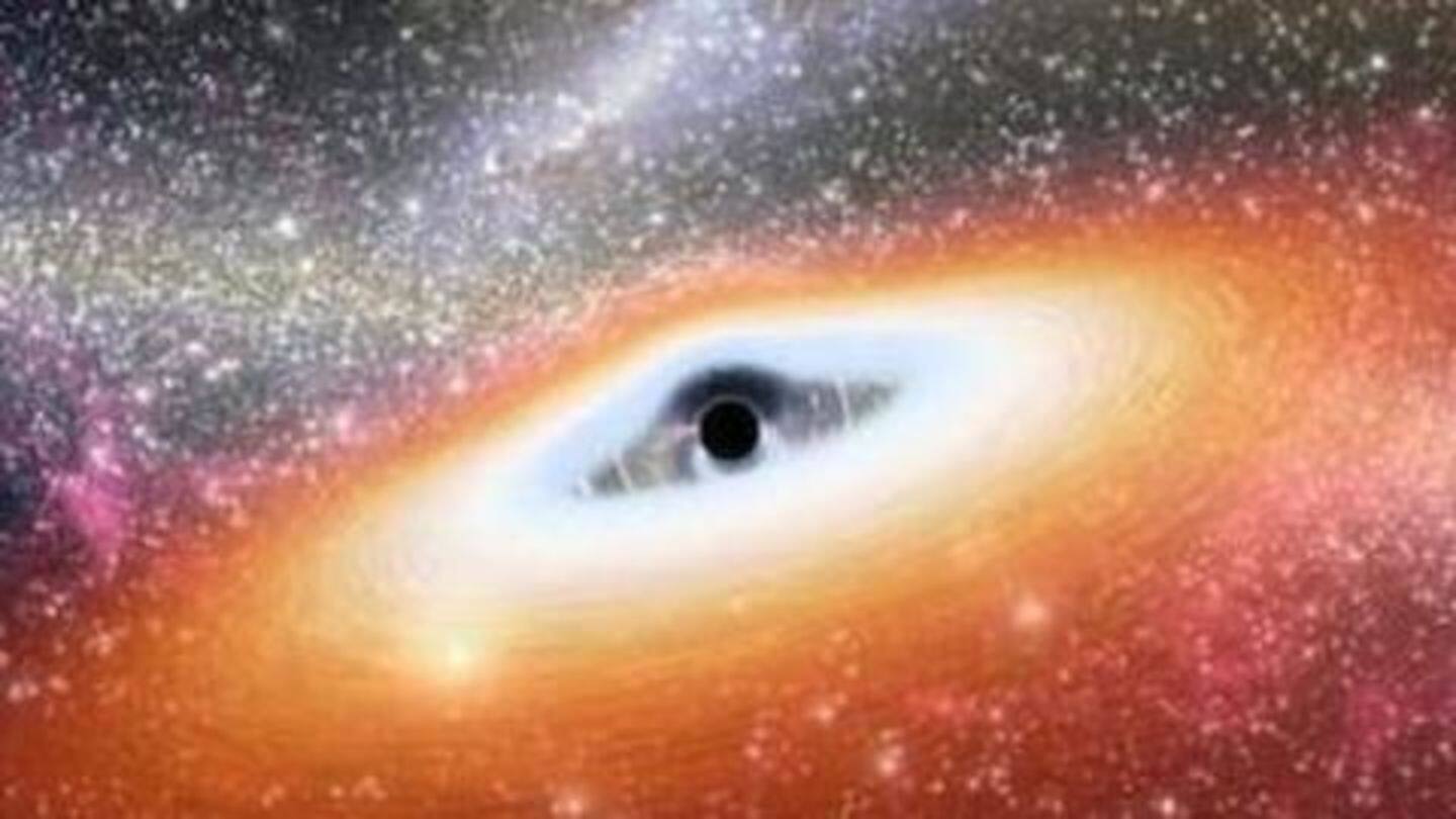 Supermassive black hole as big as Solar System Supermassive black hole as big as Solar System