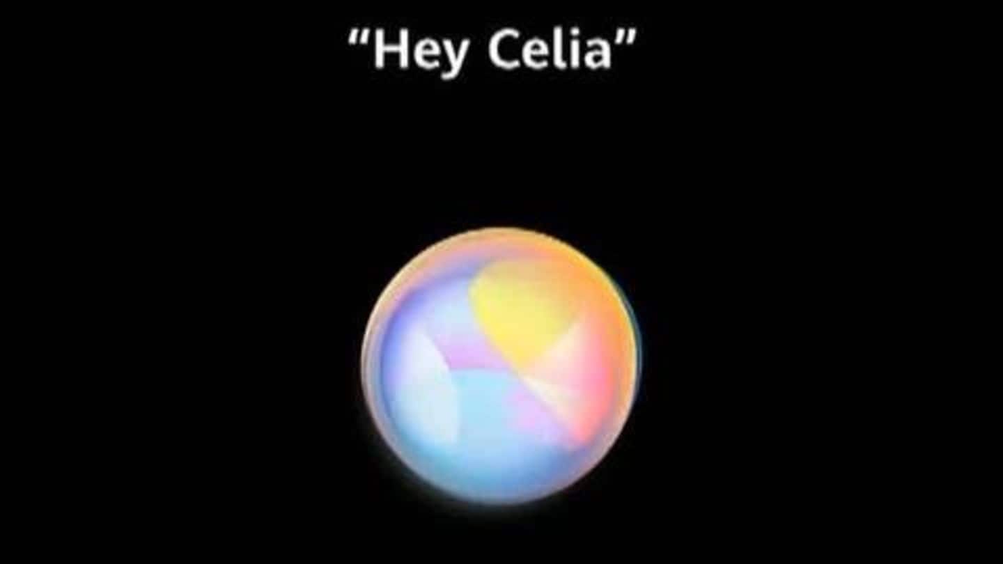 Meet Celia, Huawei's answer to Google Assistant, Siri