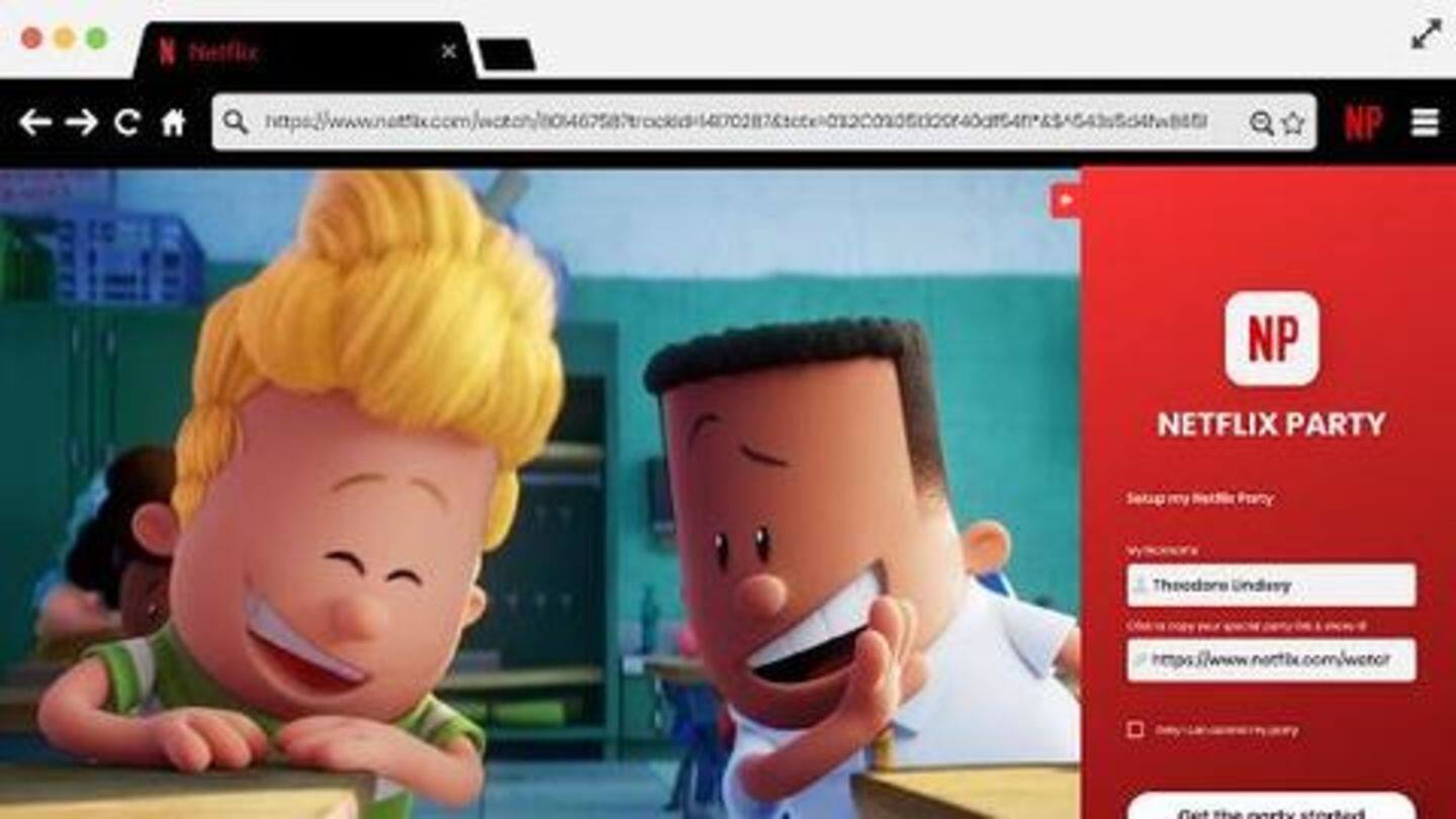'Netflix Party' for watching with friends 'Netflix Party' for watching with friends