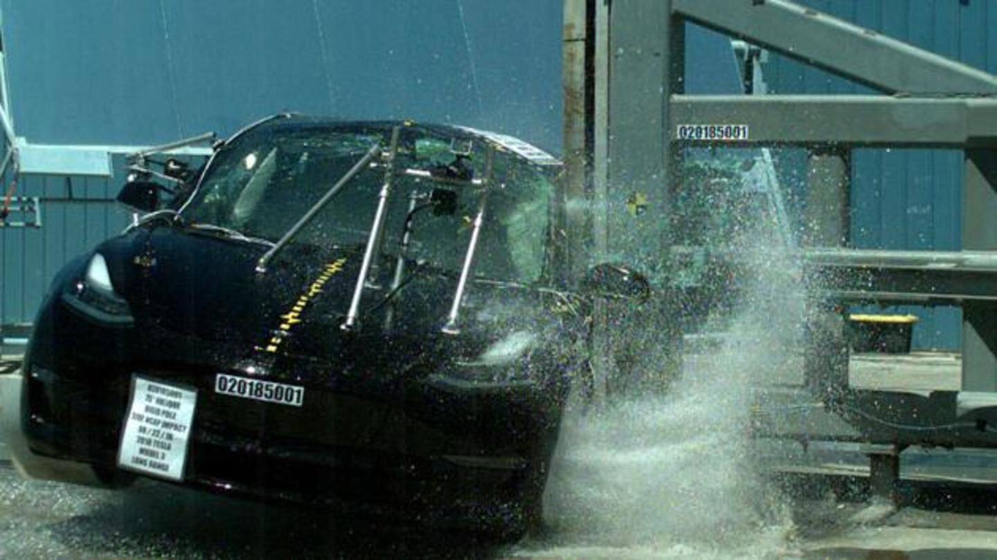 Finally, the roll-over simulation test Finally, the roll-over simulation test